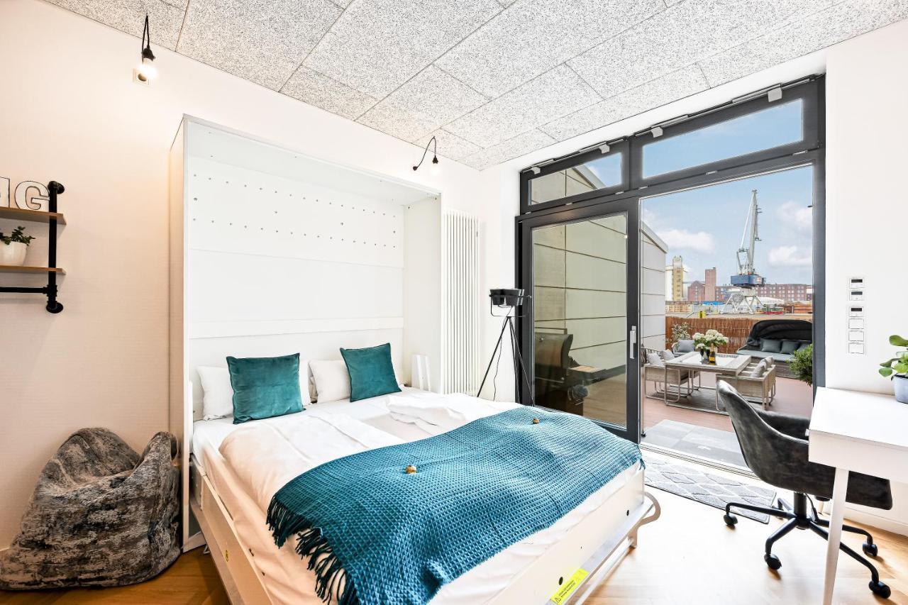 Lit Living - Luxus Loft - Box Spring - Air Con - Bbq - Panorama Lägenhet MHG Exteriör bild