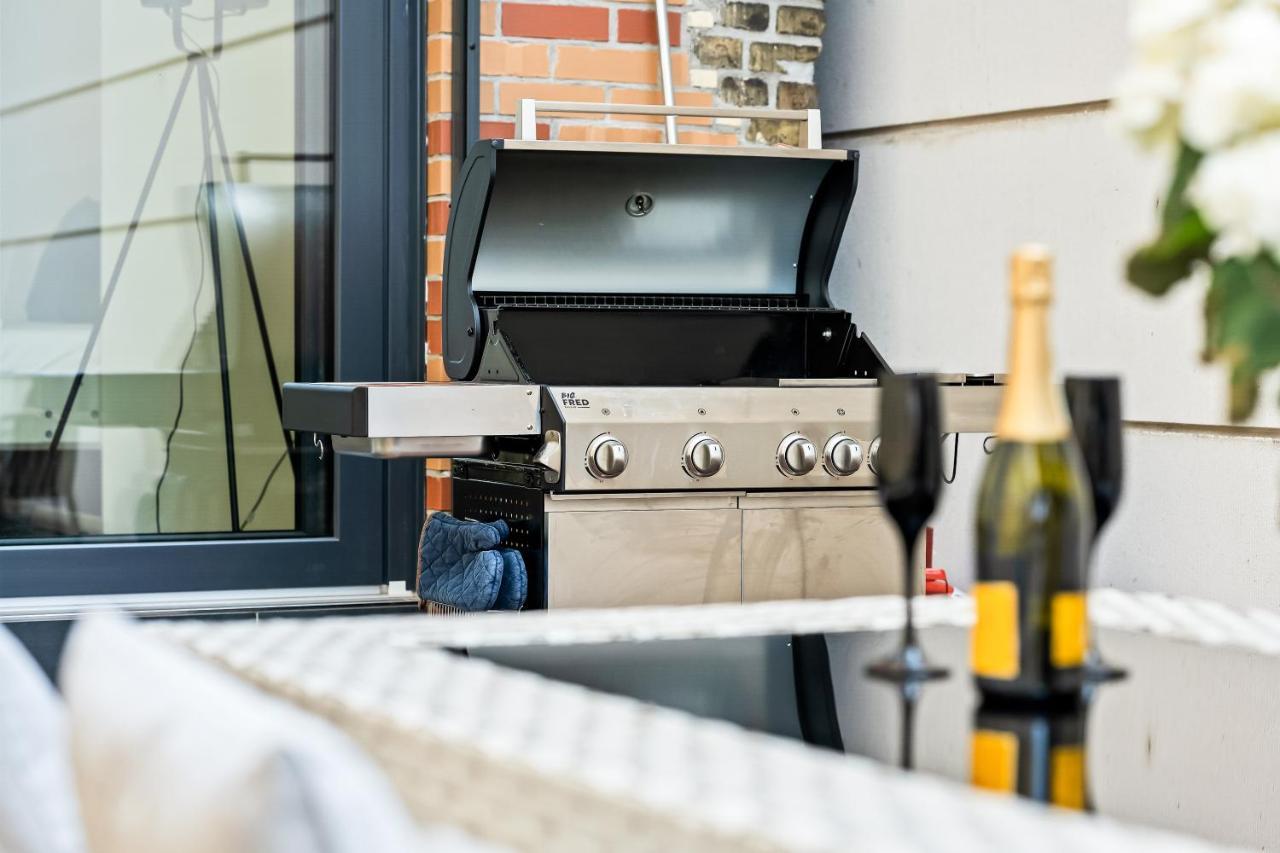 Lit Living - Luxus Loft - Box Spring - Air Con - Bbq - Panorama Lägenhet MHG Exteriör bild