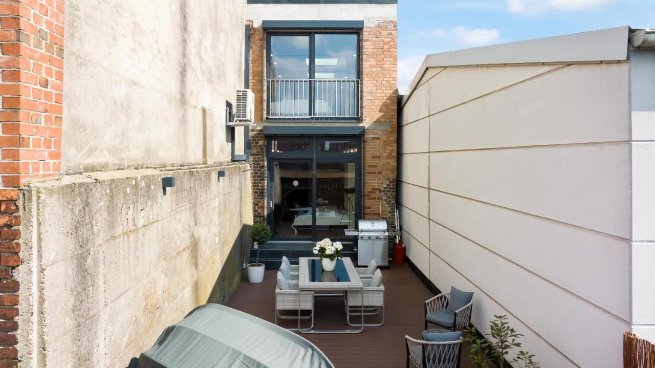 Lit Living - Luxus Loft - Box Spring - Air Con - Bbq - Panorama Lägenhet MHG Exteriör bild